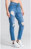 Medium Blue Core Mom Fit Jeans
