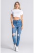 Medium Blue Core Mom Fit Jeans