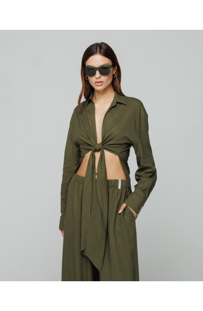 CAMISA LINO CON NUDO