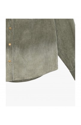 Washed corduroy
