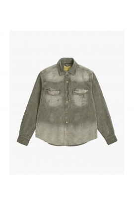 Washed corduroy