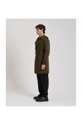 Double breasted trench coat