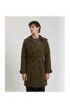 Double breasted trench coat