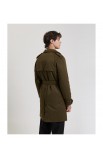 Double breasted trench coat