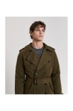 Double breasted trench coat