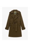 Double breasted trench coat