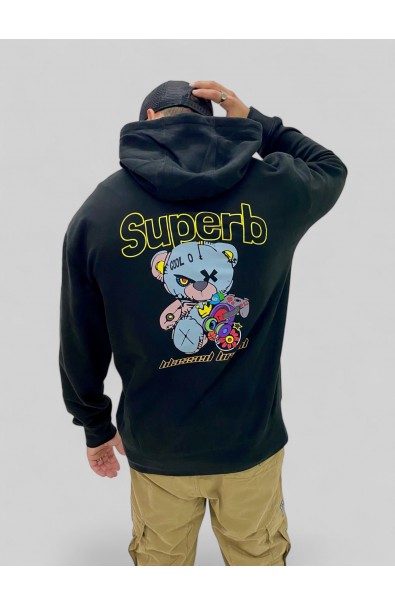 SUPERB HOODIE BLACK