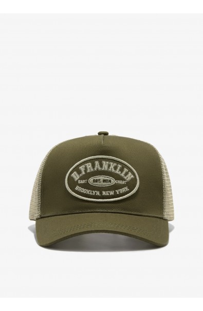 Patch Trucker Cap Army Green