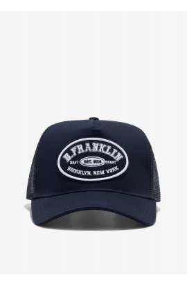 Patch Trucker Cap Navy