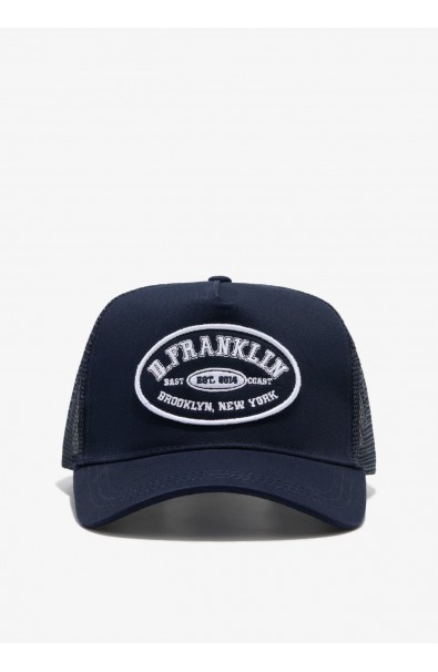 Patch Trucker Cap Navy