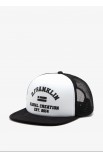 Puff Print Trucker Black-White