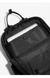 Multi-Pocket Nylon Backpack Black