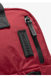 Multi-Pocket Nylon Backpack Red