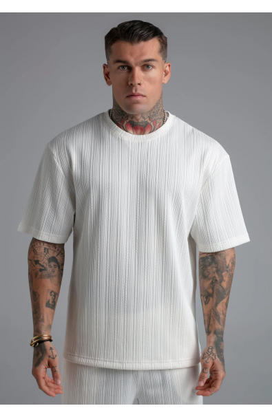 TEXTURED T-SHIRT