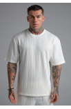 TEXTURED T-SHIRT
