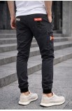 Jogger cargo RED gris oscuro