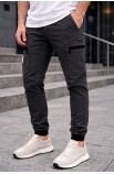 Jogger cargo RED gris oscuro
