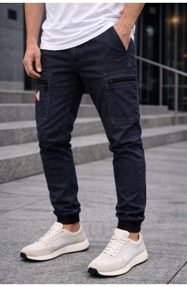 Jogger cargo RED denim